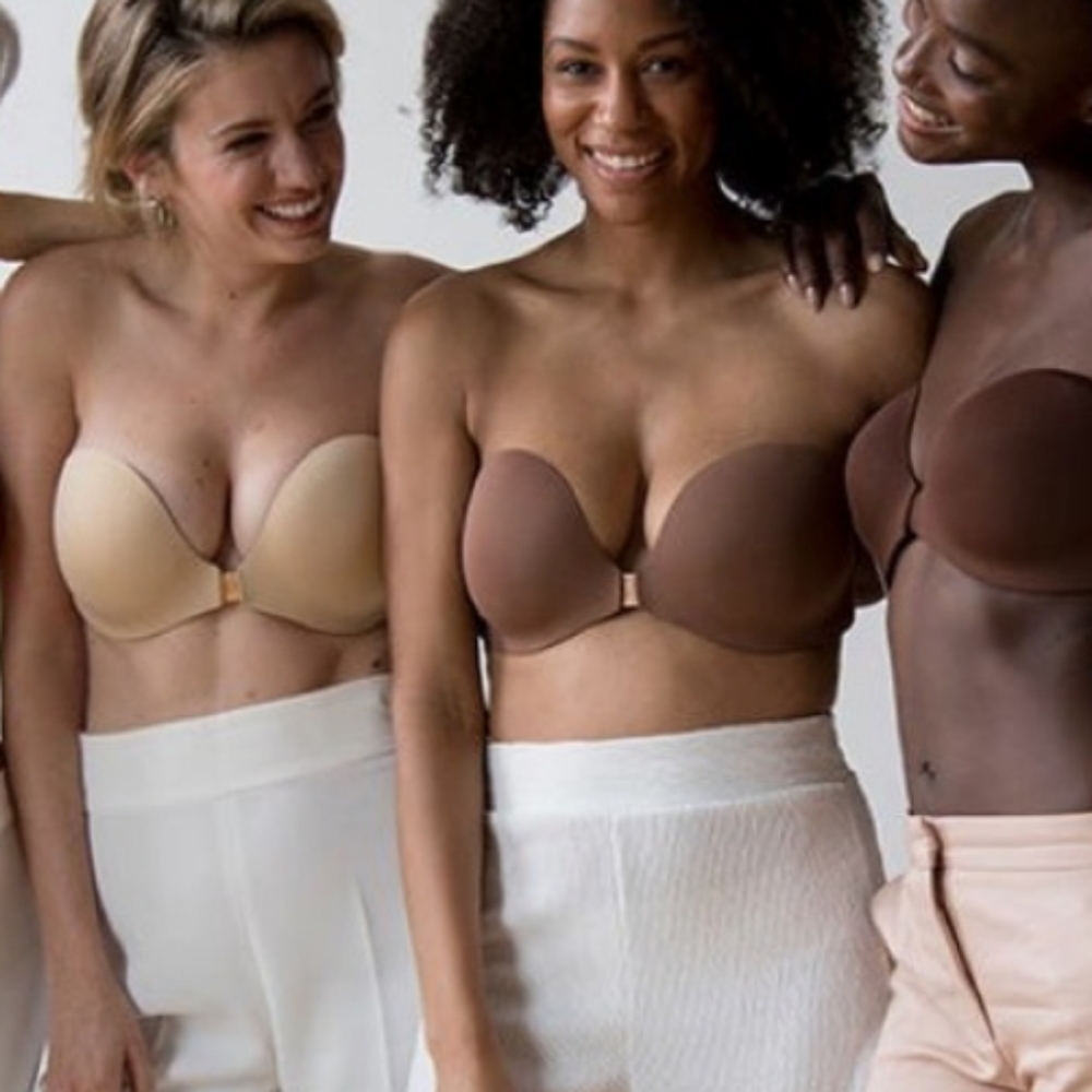 *2* Evelyn & Bobbie Everyday Bustier EB Core Bras Dark Brown & Navy